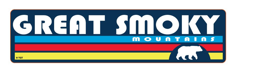 Great Smoky Mountains Retro Sticker