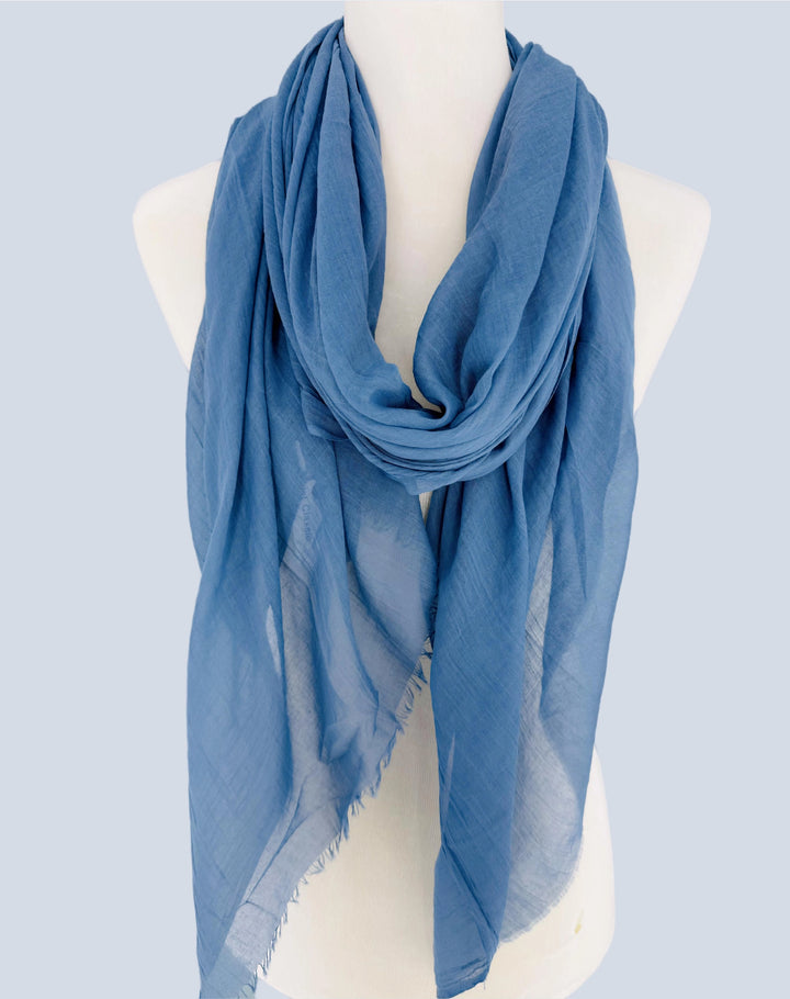 Lightweight Solid Color Scarf