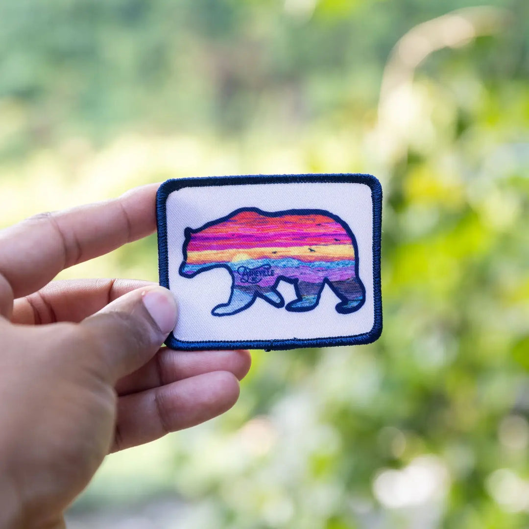 Asheville Sunset Bear - Patch