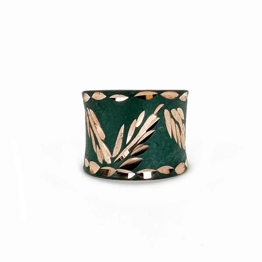Anju New Copper Patina Cuff Ring