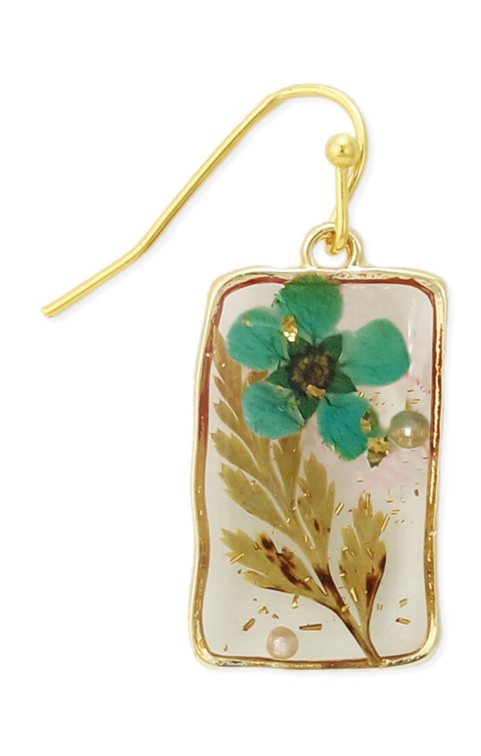 Pressed Flowers Earring Collection