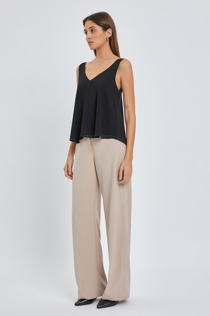 Chiffon Sleeveless Top
