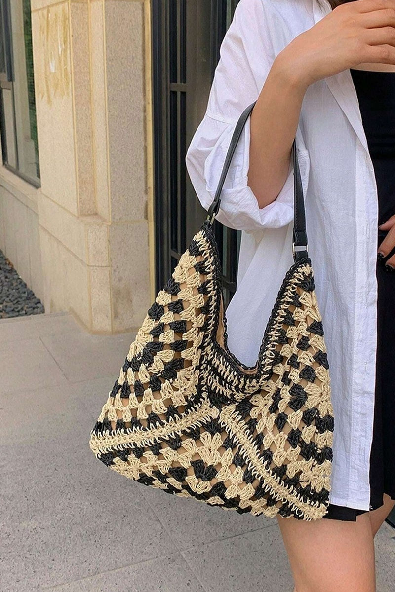 Crochet Hobo Bag