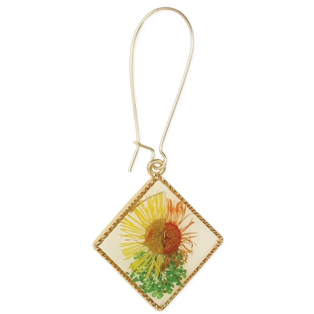 Pressed Flowers Earring Collection