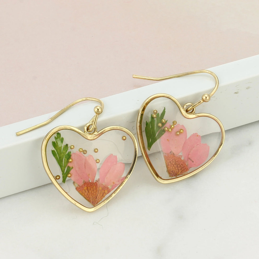 Pressed Flowers Earring Collection