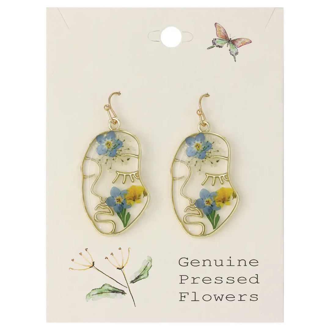 Pressed Flowers Earring Collection