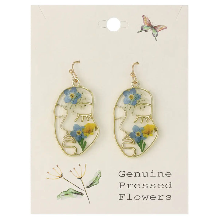 Pressed Flowers Earring Collection
