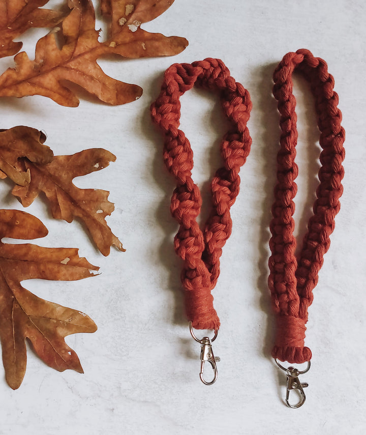 Macramé Wristlet - Fall Colors
