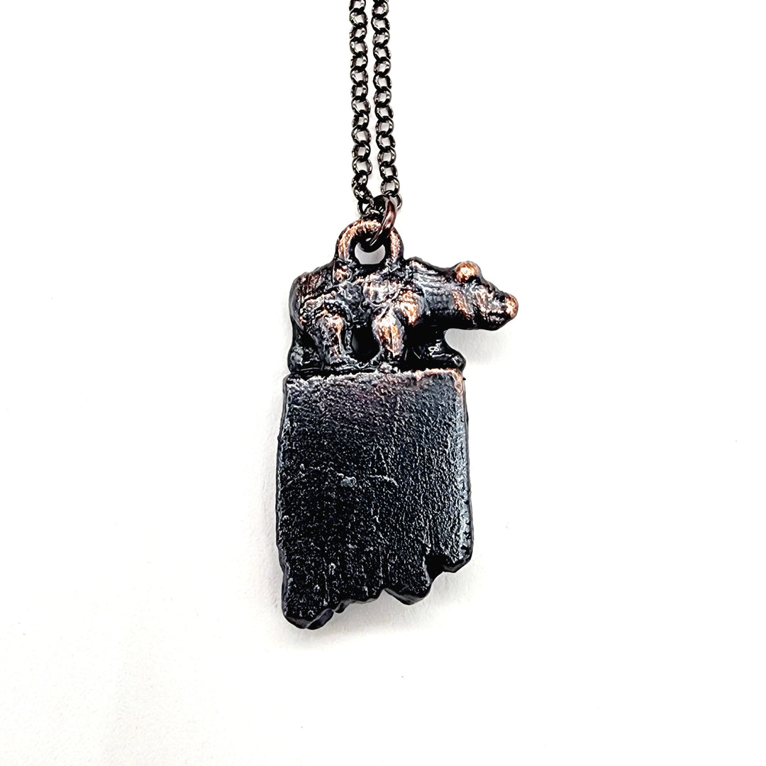 Amethyst Bear Pendant