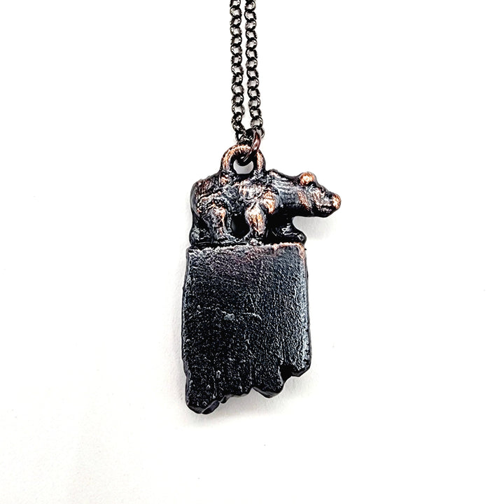 Amethyst Bear Pendant