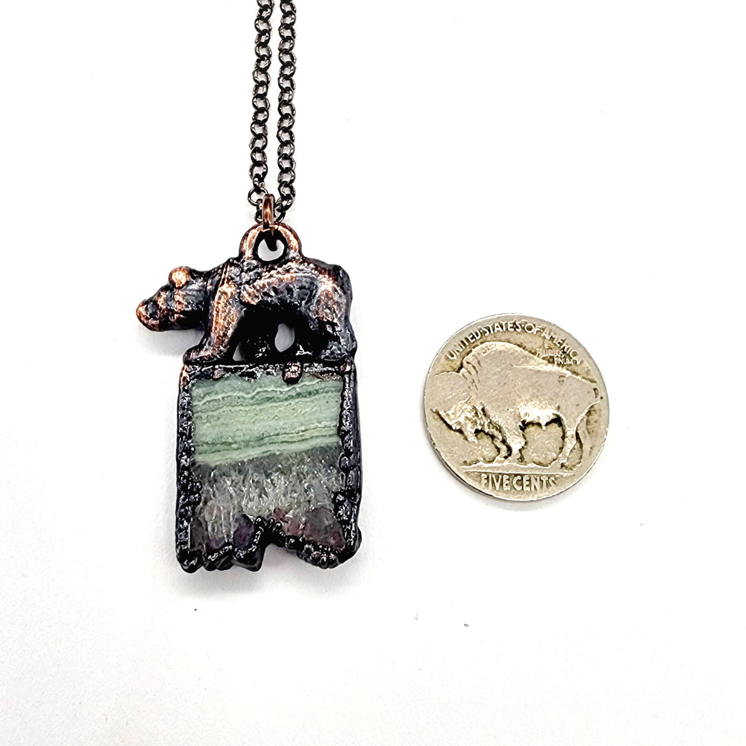 Amethyst Bear Pendant
