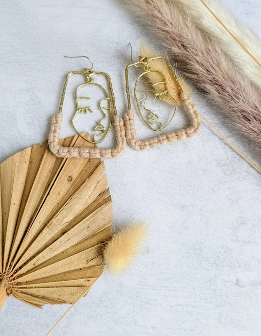 Boho Face Dangle