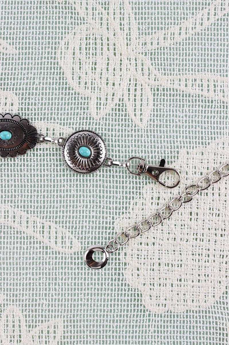 Antique Turquoise Waist Chain