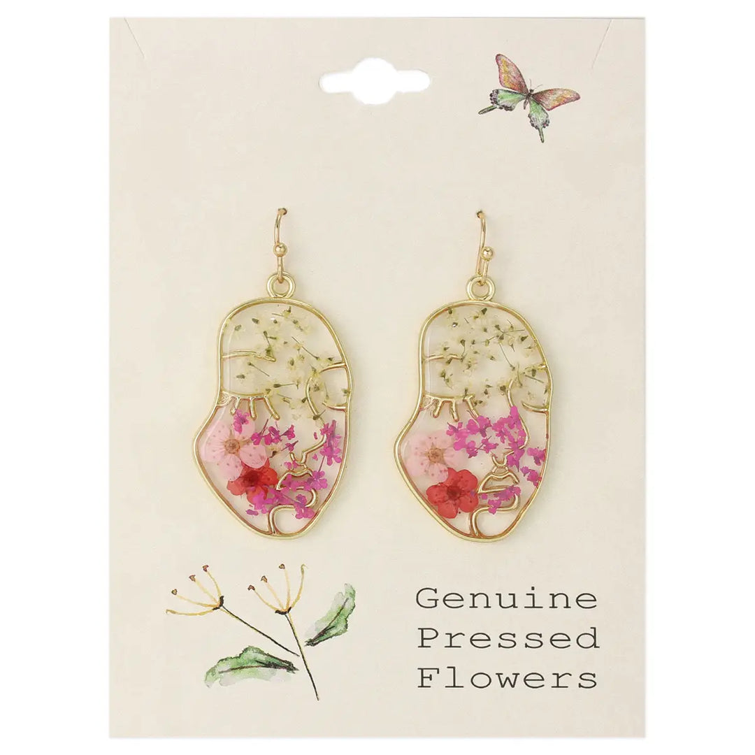 Pressed Flowers Earring Collection