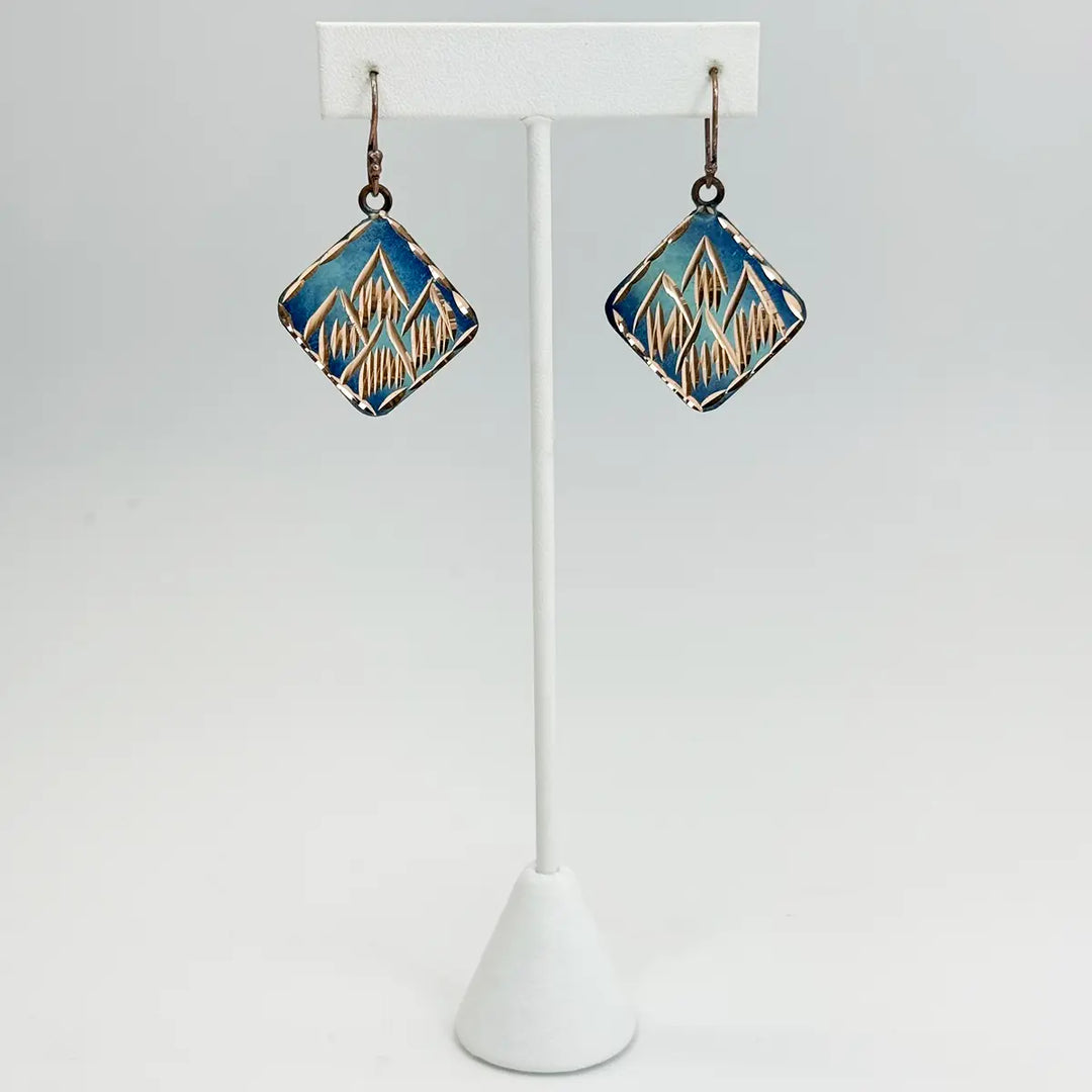 Patina Summit Sky Earrings