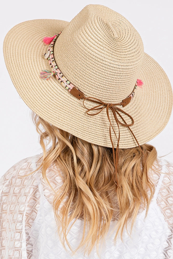 Boho Tassel Lightweight Panama Hat