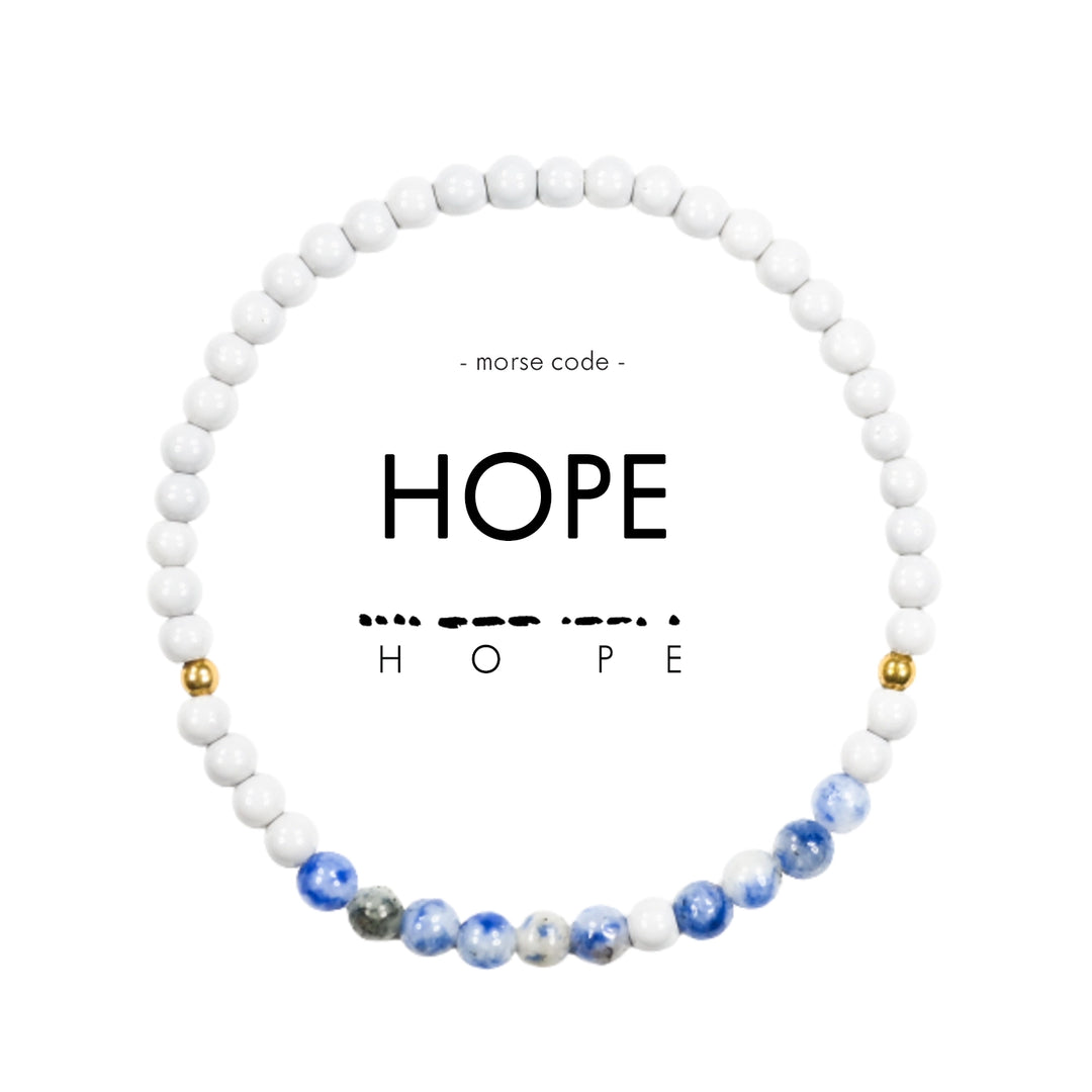 Morse Code Bracelet - HOPE