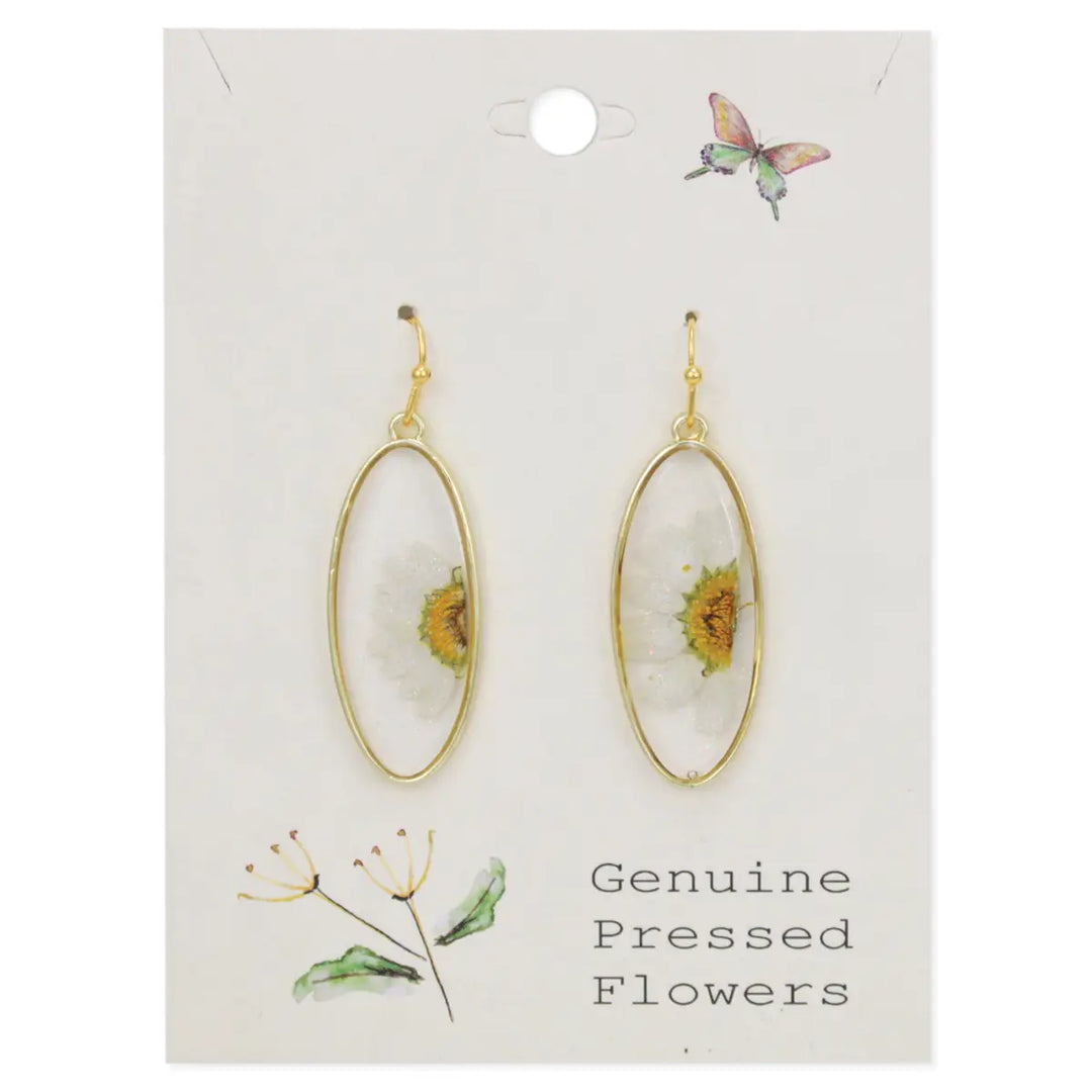 Pressed Flowers Earring Collection