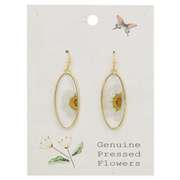Pressed Flowers Earring Collection