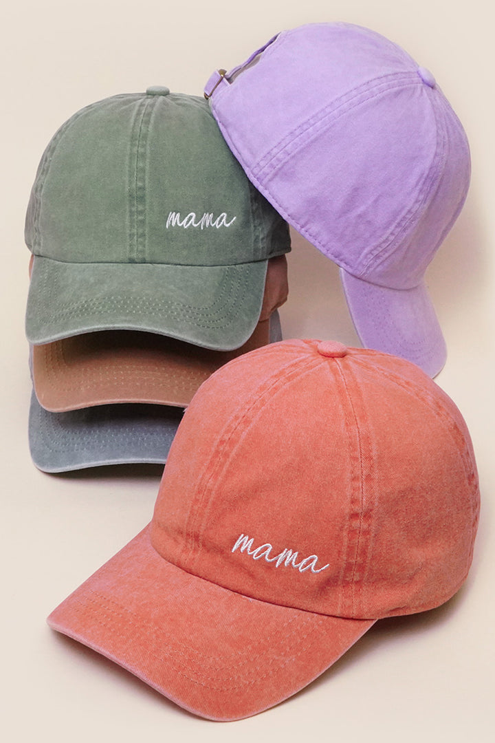 'Mama' Embroidered Baseball Cap