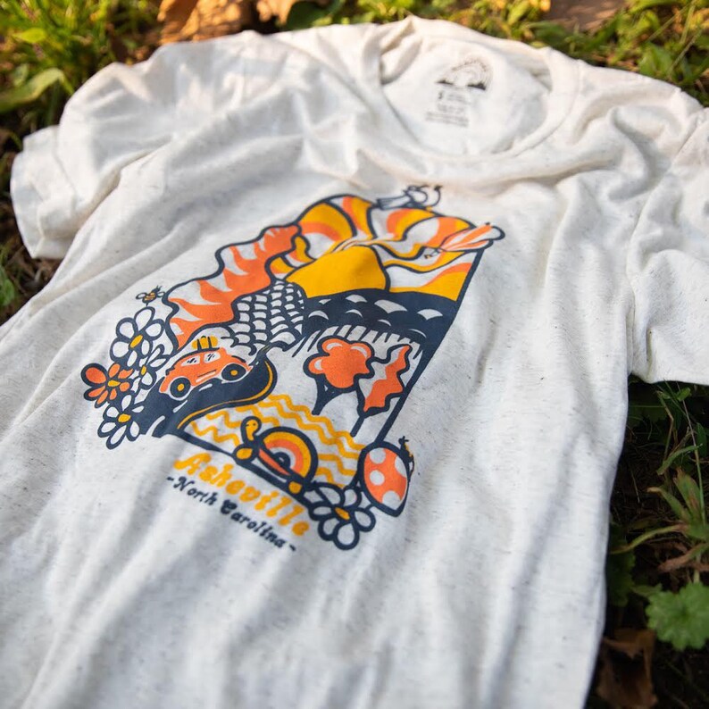 Groovy Day Asheville Tee
