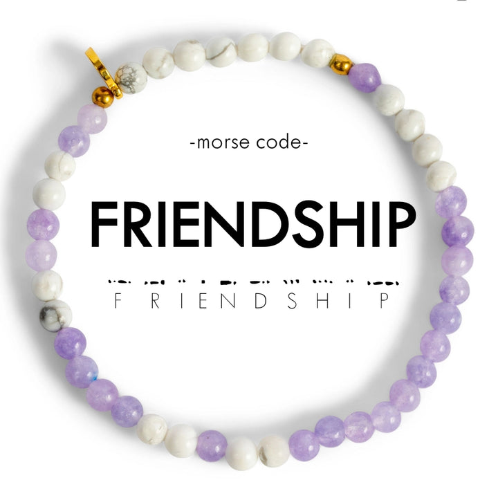 Morse Code Bracelet - FRIENDSHIP