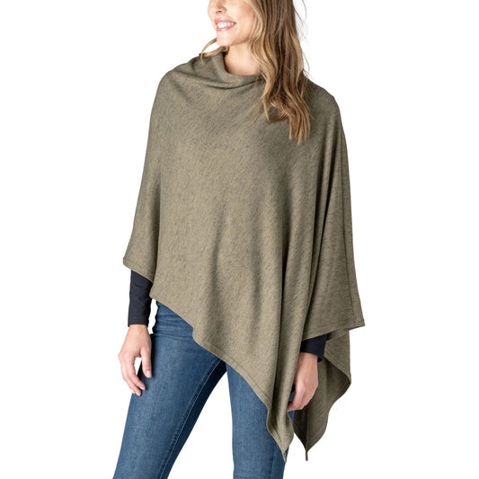 Diagonal Cut Carolina Poncho