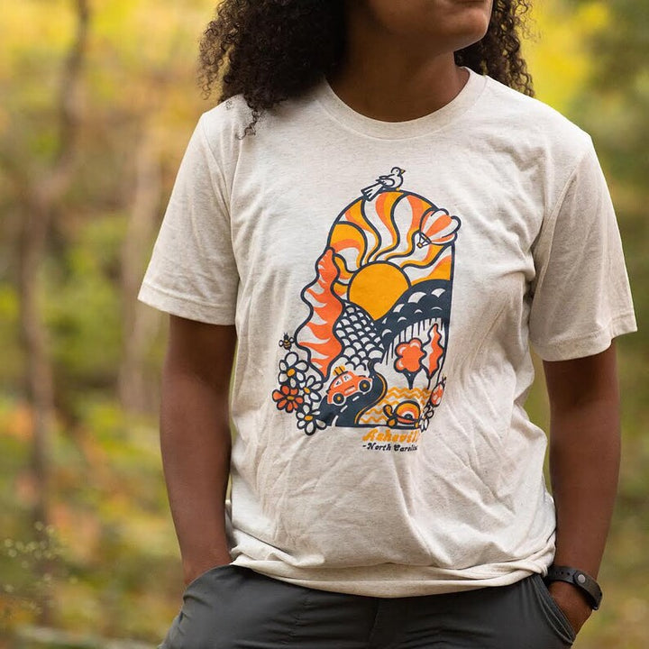 Groovy Day Asheville Tee