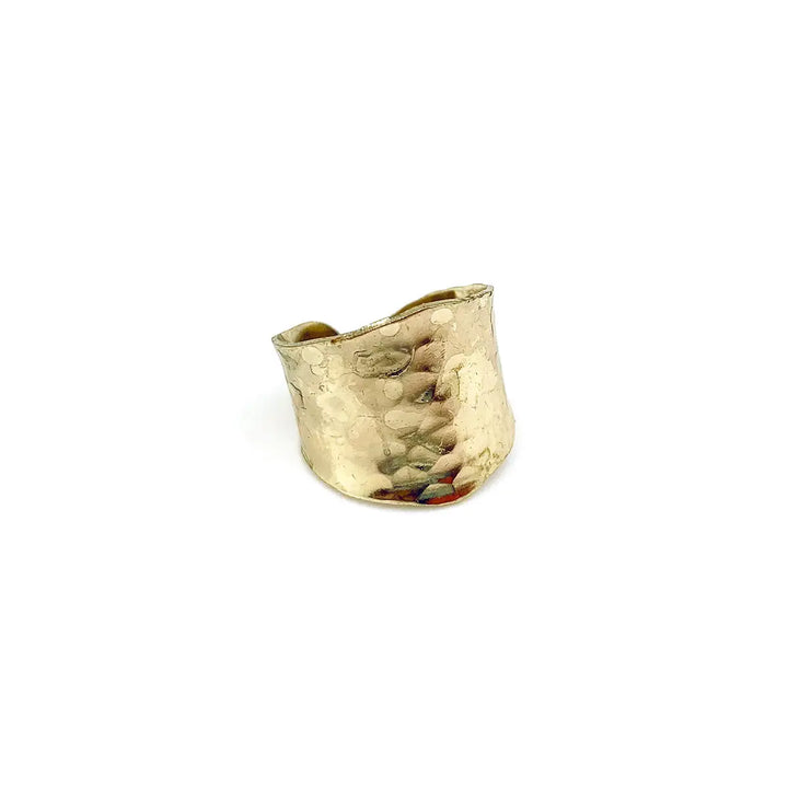 Anju Adjustable Brass Ring