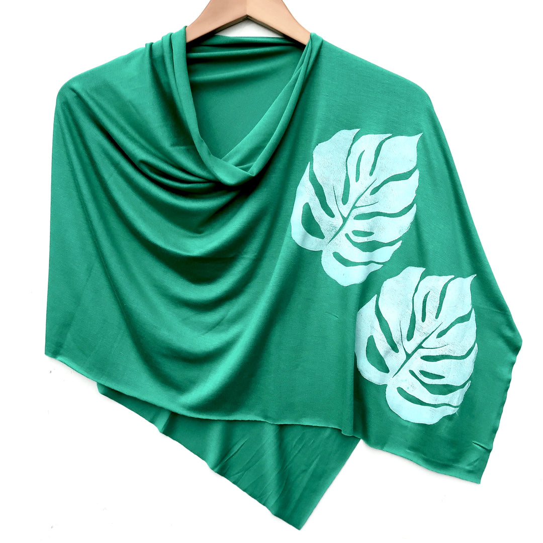 Hand Printed Lightweight Poncho