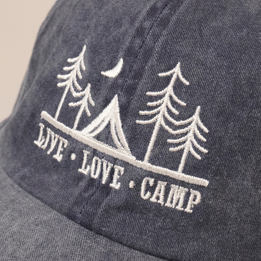 Live. Love. Camp. Baseball Cap