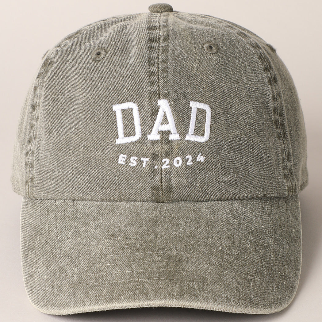 DAD 2024 Embroidered Baseball Cap