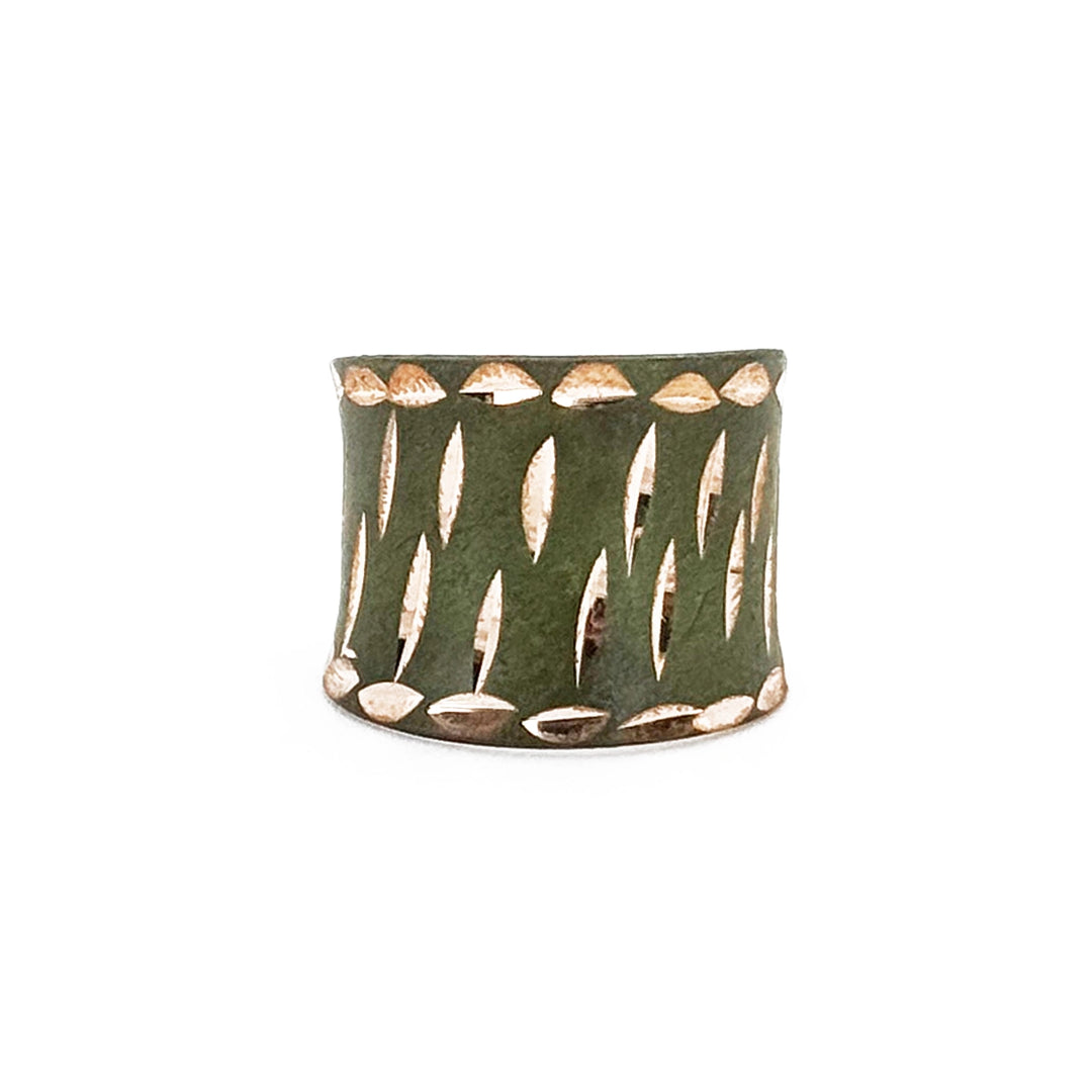 Anju New Copper Patina Cuff Ring