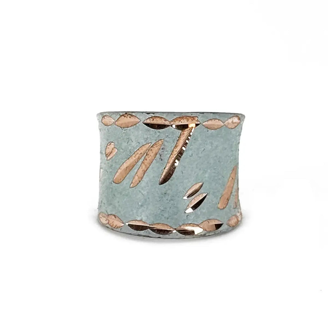 Anju New Copper Patina Cuff Ring