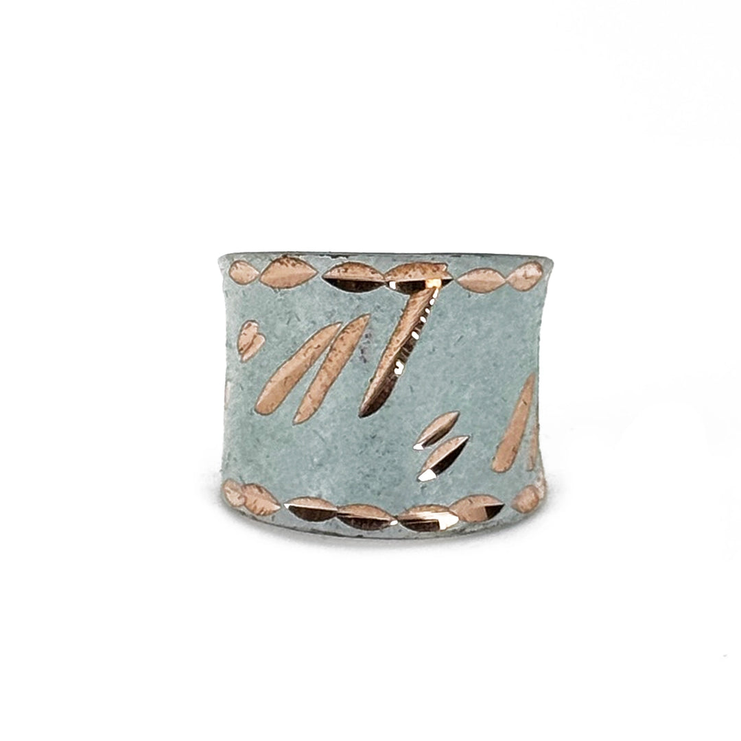 Anju New Copper Patina Cuff Ring