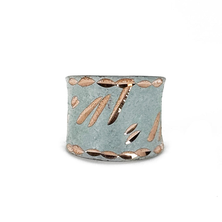 Anju New Copper Patina Cuff Ring