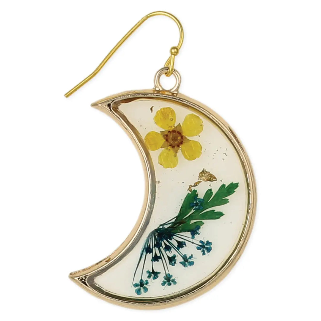 Pressed Flowers Earring Collection