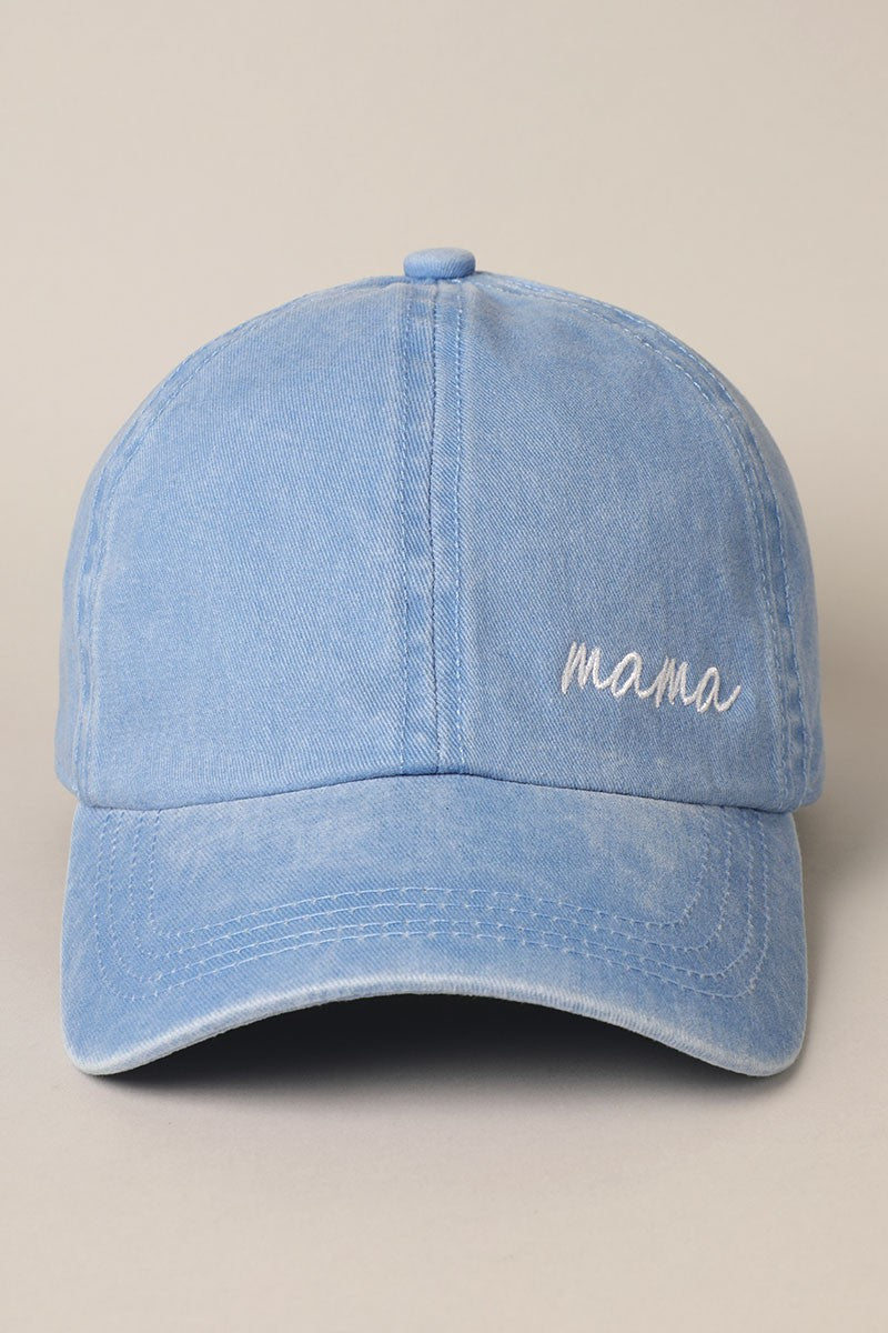 'Mama' Embroidered Baseball Cap