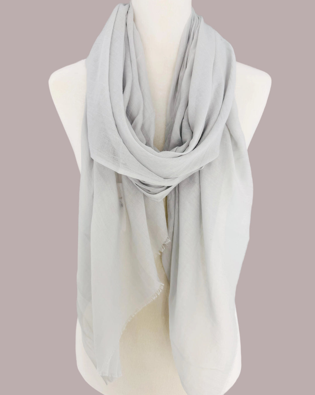 Lightweight Solid Color Scarf