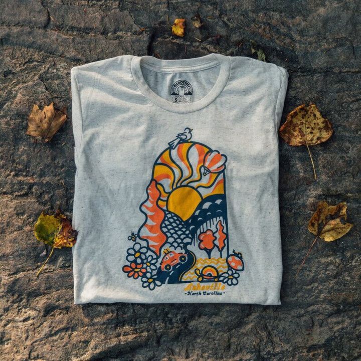 Groovy Day Asheville Tee