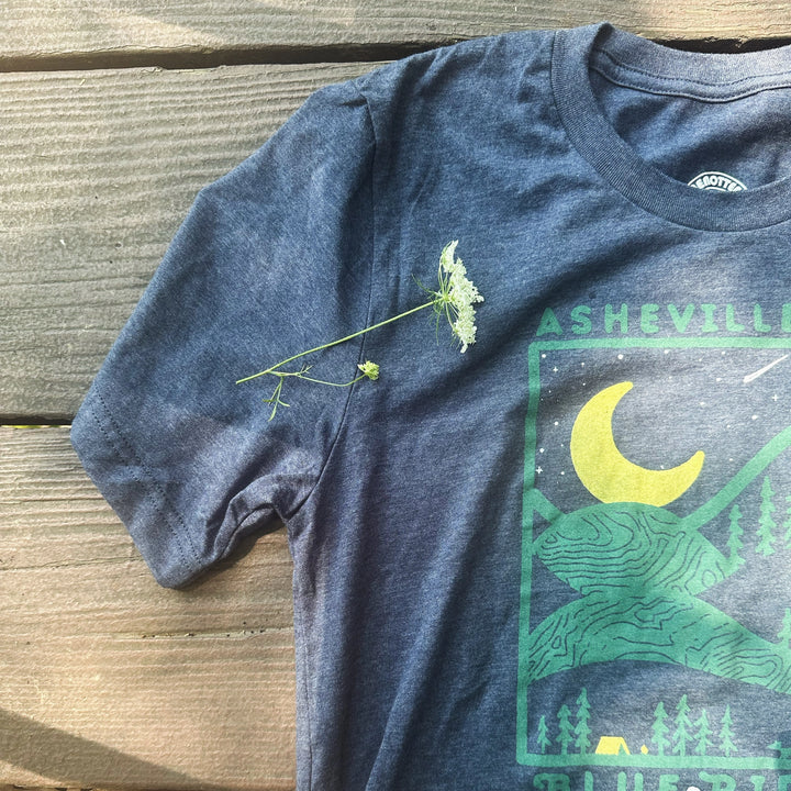 Asheville Blue Ridge at Night Tee