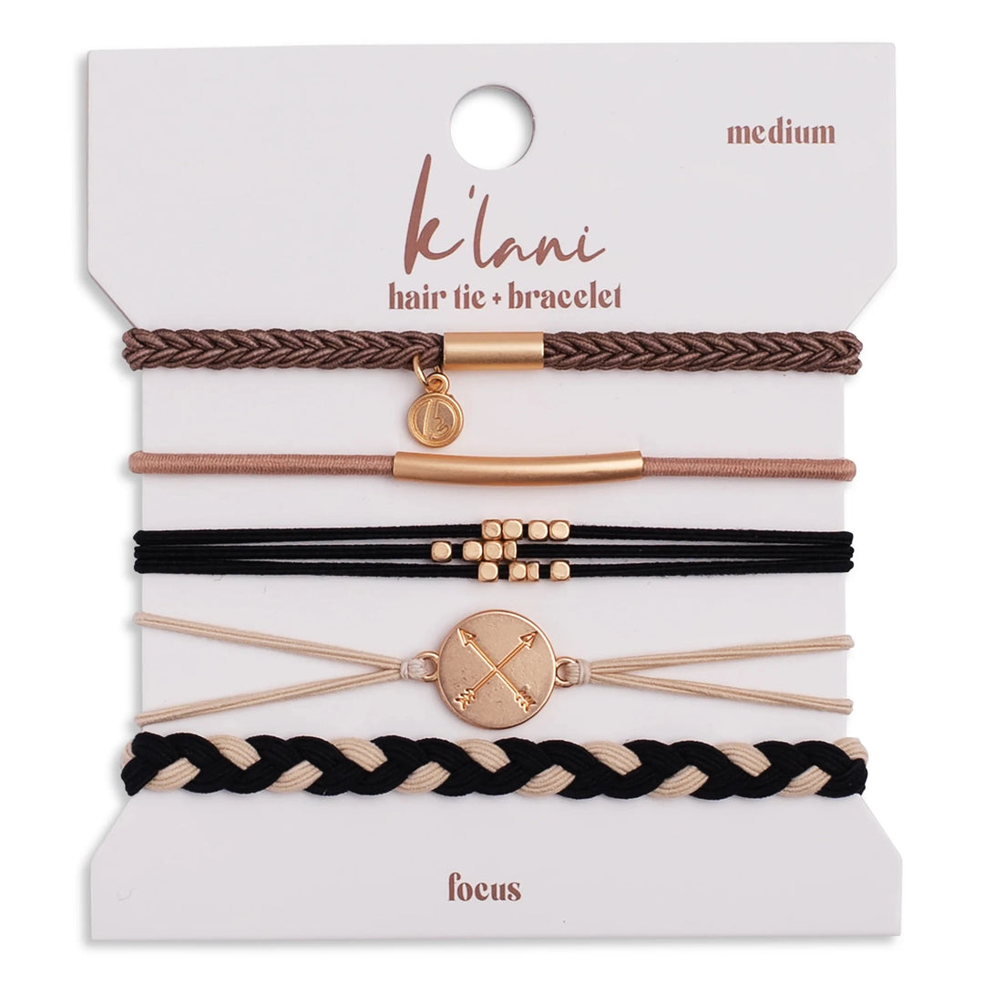 Athleisure Bracelet + Hair Tie Set