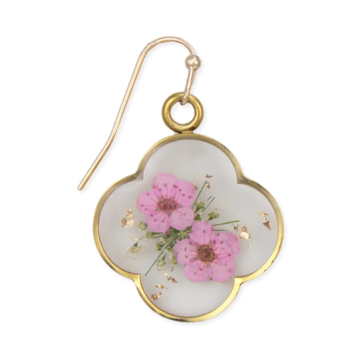 Pressed Flowers Earring Collection