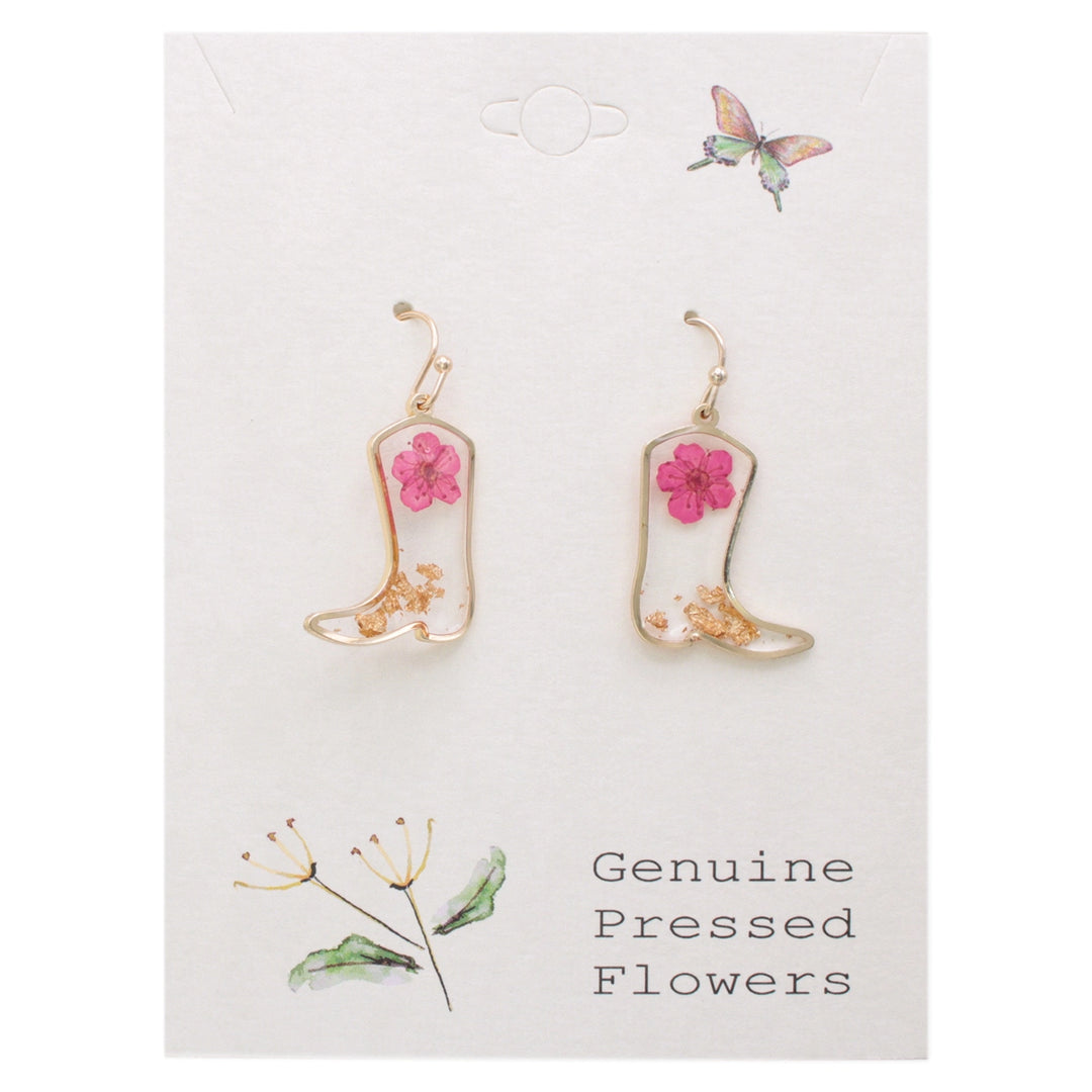 Pressed Flowers Earring Collection