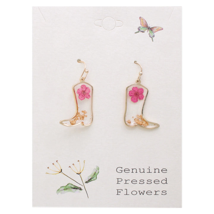 Pressed Flowers Earring Collection