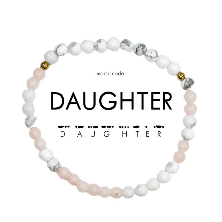 Morse Code Bracelet - DAUGHTER