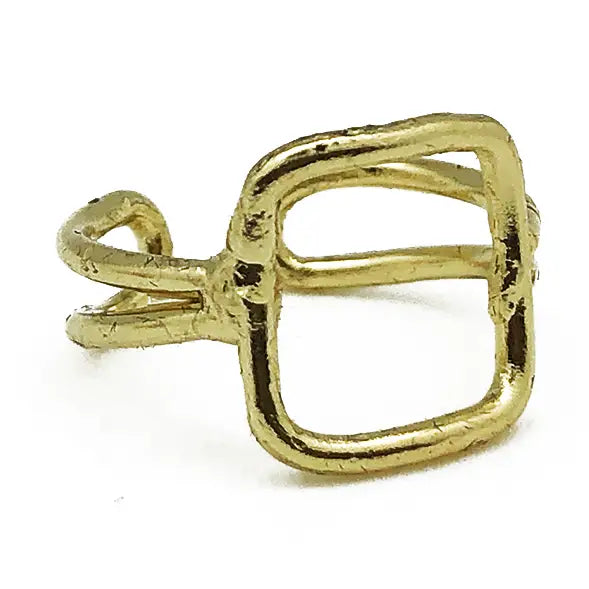 Anju Adjustable Brass Ring