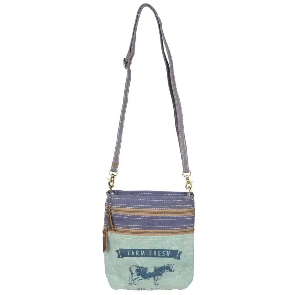 'Farm Fresh Design' Repurposed Canvas Bag