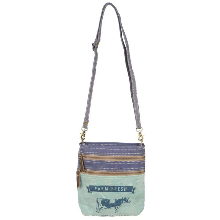 'Farm Fresh Design' Repurposed Canvas Bag