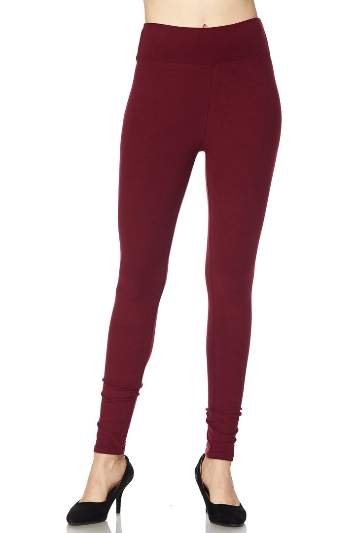 Solid Color Brushed Legging